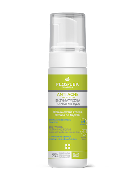 FLOS-LEK ANTI ACNE PIANKA MYJACA 150 ML
