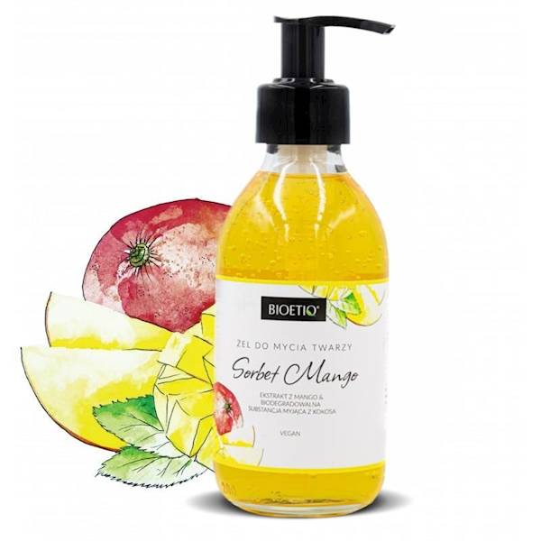 BIOETIQ SORBET MANGO ŻEL DO MYCIA TWARZY 200 ML