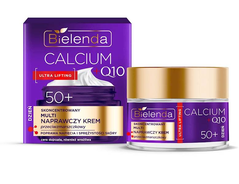 BIELENDA CALCIUM +Q10 KREM NA DZIEŃ 50+ , 50 ML