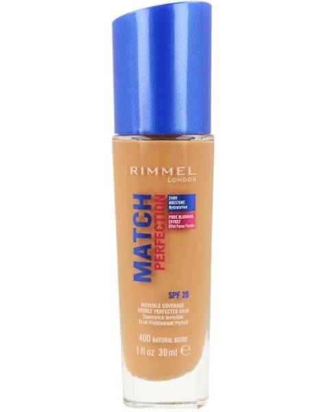 RIMMEL MATCH PERFECTION 24H 400-NATURAL BEIGE.30ML
