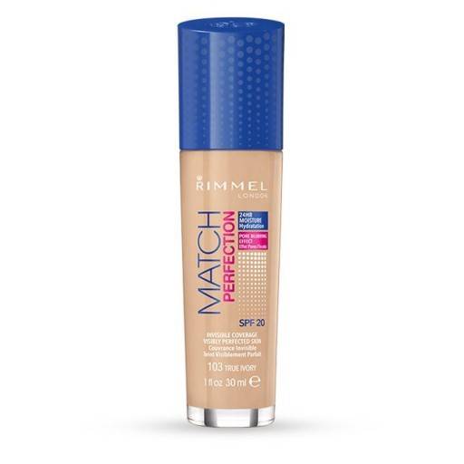 RIMMEL MATCH PERFECTION 24H TRUE IVORY 30 ML