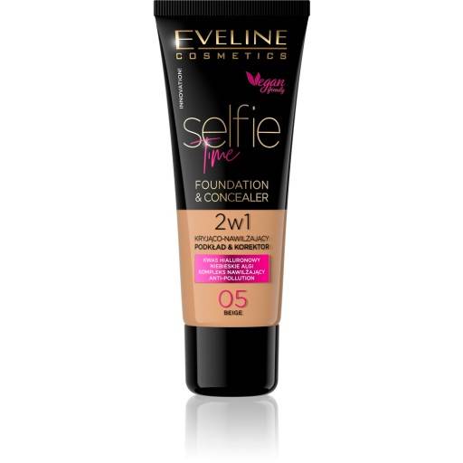 EVELINE SELFIE TIME 2W1 PODKŁAD 05-BEIGE 30 ML