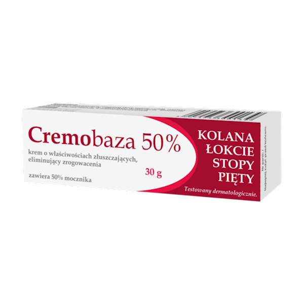 CREMOBAZA 50% PIĘTY STOPY ŁOKCIE  KOLANA 30 G