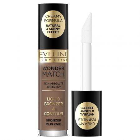 EVELINE WONDER MATCH BRONZER W PŁYNIE 02 , 4,5 ML
