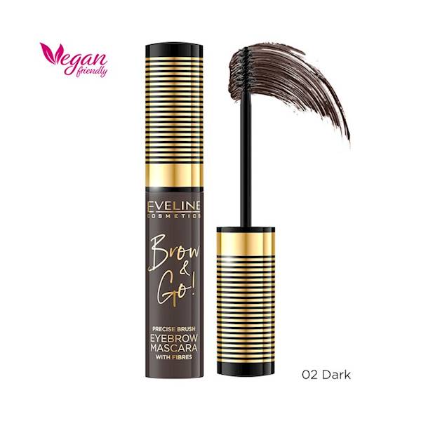 EVELINE BROW&GO MASCARA DO BRWI 02-DARK  6 ML