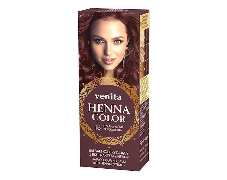 VENITA HENNA COLOR 18 CZARNA WIŚNIA 75ML