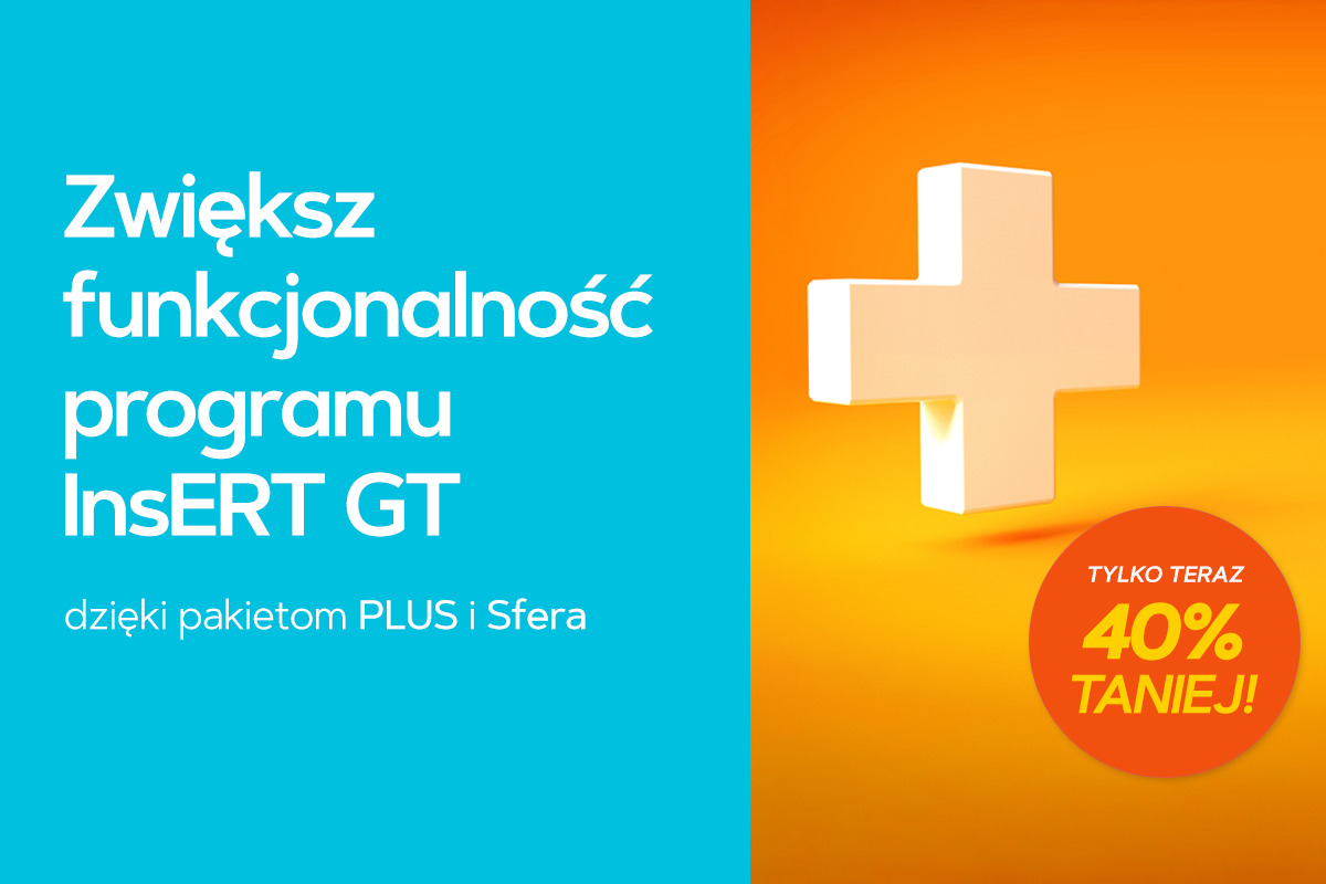 Pakiety PLUS dla InsERT GT i Sfery aż 40% taniej!