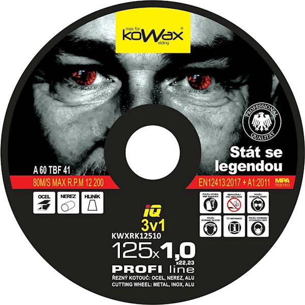 Tarcza tnąca KOWAX IQ 3w1 125x1,0x22,23
