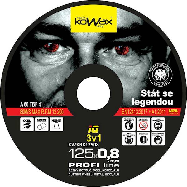 Tarcza tnąca KOWAX IQ 3w1 125x0,8x22,23