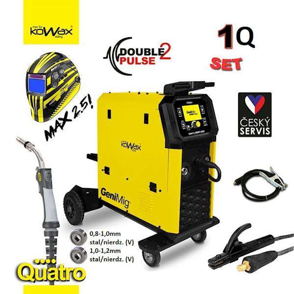 KOWAX® GeniMig®350DP LCD5 MIG/MAG/MMA/Lift TIG S1Q