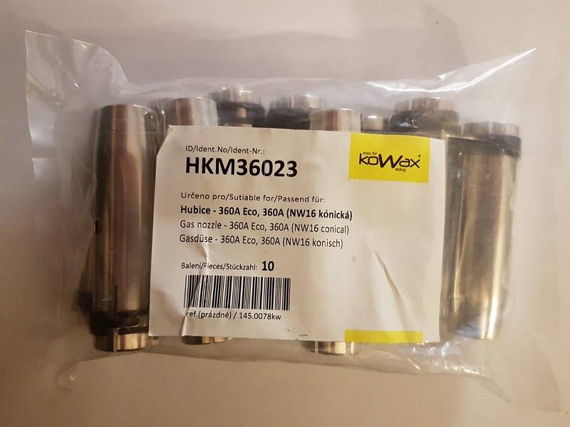 Dysza KOWAX 360A, 360A Eco NW16 stożkowa