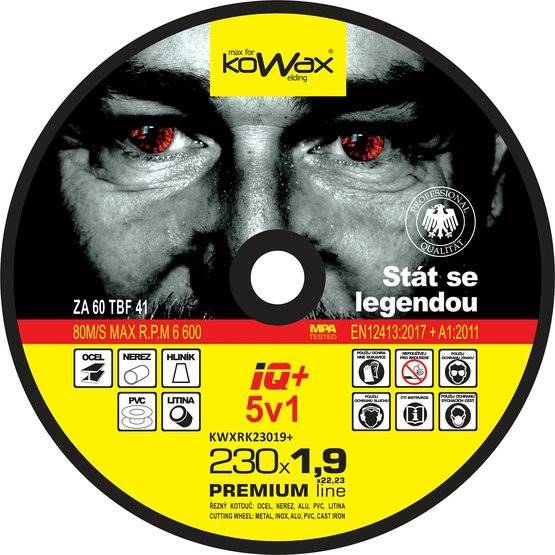 Tarcza tnąca KOWAX IQ+ 5w1 230x1,9x22,23