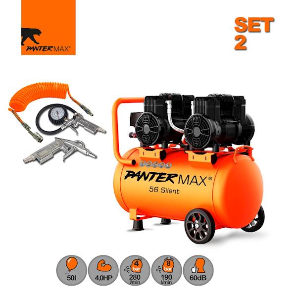 Kompresor bezolejowy PANTERMAX®AirFlow® 56 S02