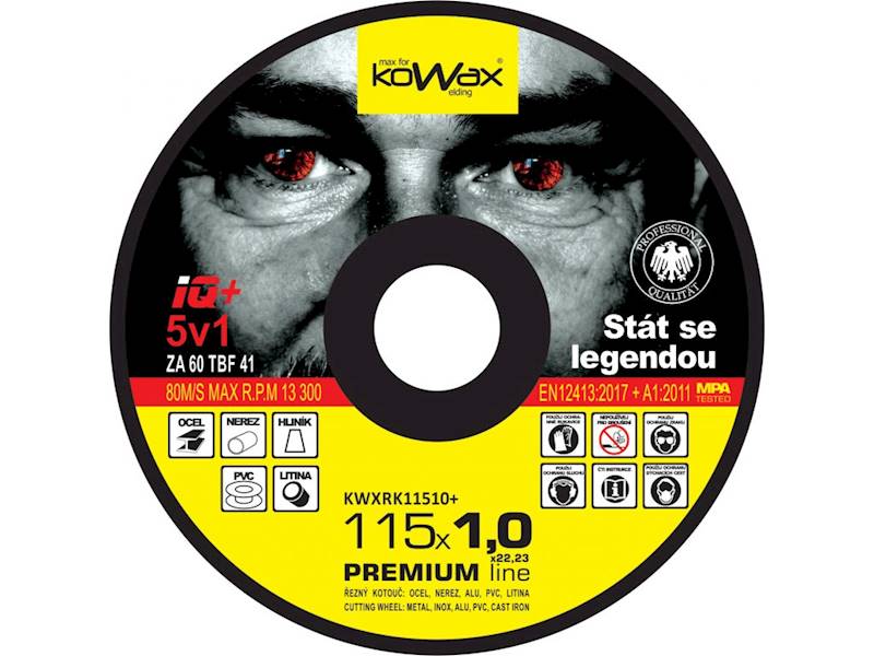 Tarcza tnąca KOWAX IQ 3w1 115x1,0x22,23