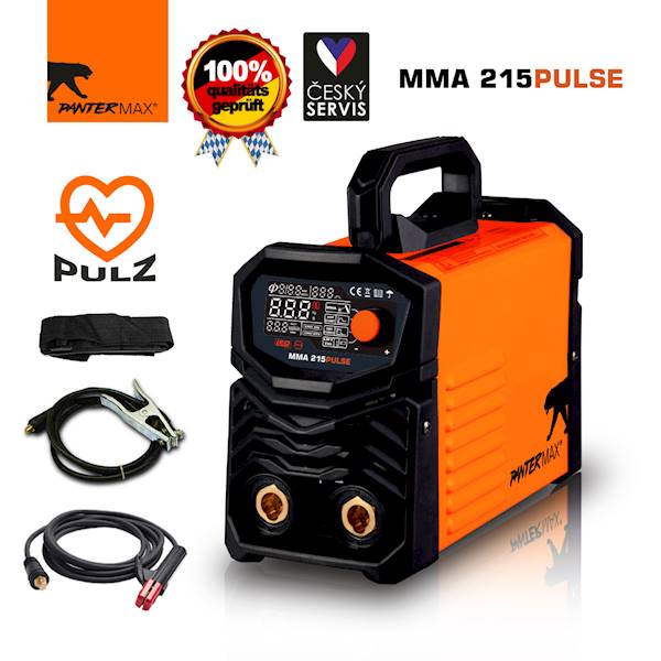 PANTERMAX® MMA215Puls spawarka inwerterowa MMA/TIG