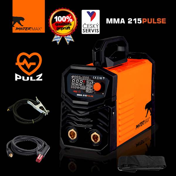 PANTERMAX® MMA215Puls spawarka inwerterowa MMA/TIG