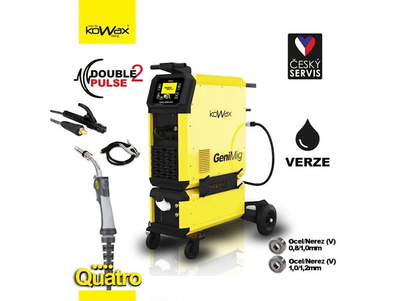 KOWAX® GeniMig®355DP LCD5 MIG/MAG/MMA/Lift TIG