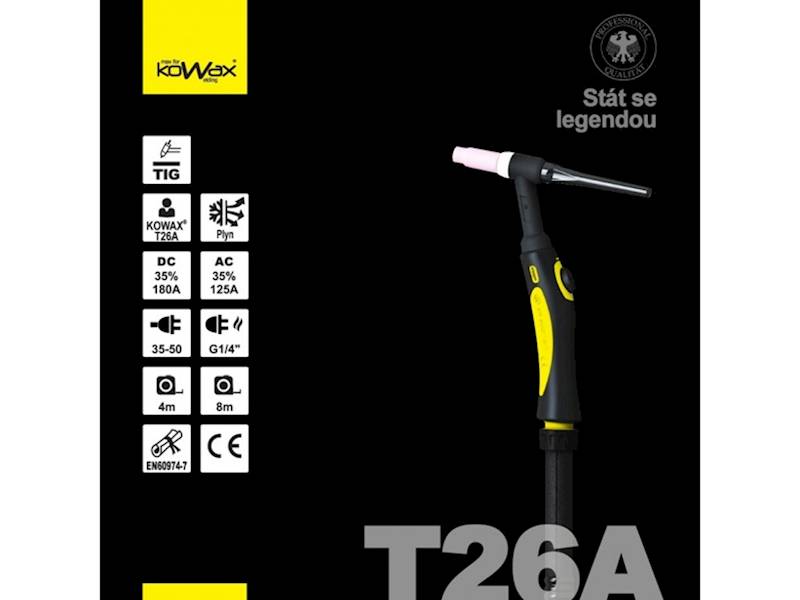 Palnik TIG KOWAX T26A 8m 5pin dla TIG 220AC/DC