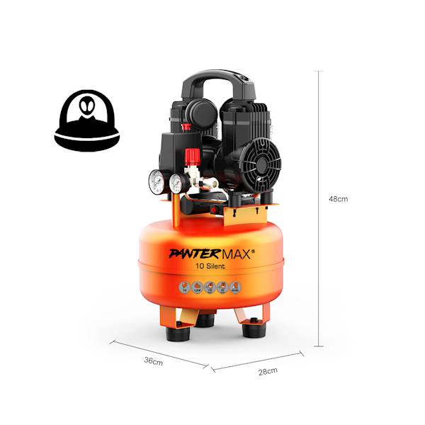 Kompresor bezolejowy PANTERMAX®AirFlow® 10 SILENT