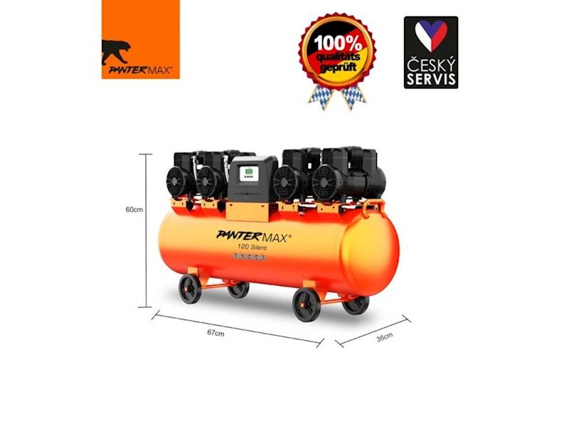 Kompresor bezolejowy PANTERMAX®AirFlow® 120 S02