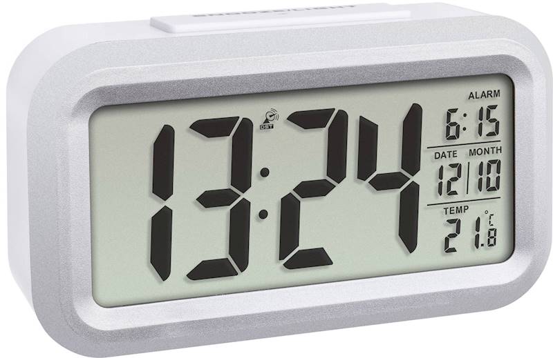 Budzik TFA 60.2553.02, cyfrowy, Sterowany radiowo
