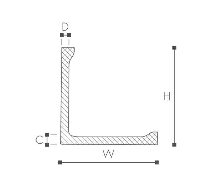 listwa oświetleniowa NMC ARSTYL L1 15*15*200cm