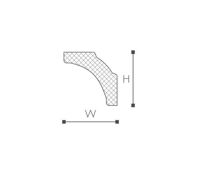 listwa podsufitowa LX 65 5*5*200cm