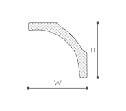 NMC NOMASTYL B1 listwa sufitowa 8*6,5*200cm