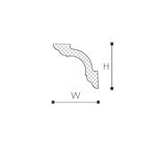 listwa podsufitowa NMC WALLSTYL WT5 5*5*200cm