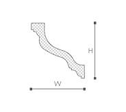 listwa sufitowa NMC WALLSTYL WT10 8*8*200cm
