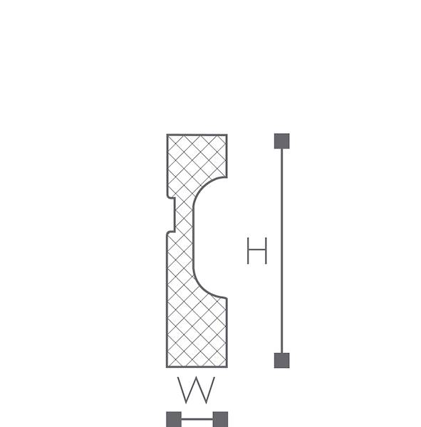 listwa przypodłogowa NMC WALLSTYL FD7 7*1,5*200cm