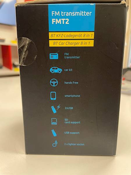 i-BOX FM Transmitter FMT2 BT 4.0 2 x USB 12/24V