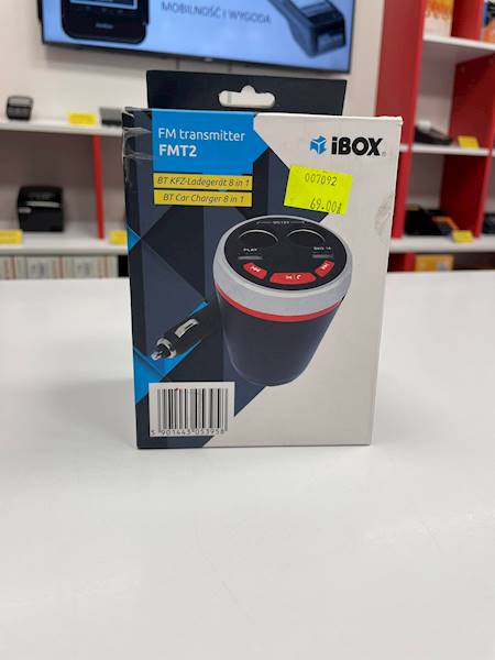 i-BOX FM Transmitter FMT2 BT 4.0 2 x USB 12/24V