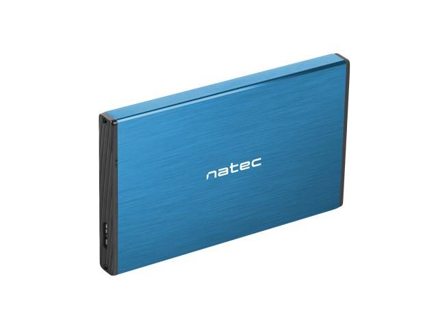 Obudowa NATEC RHINO na dysk 2,5" USB 3.0 alu.nieb.