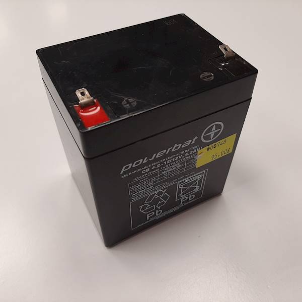 Akumulator do kas ALFA SUPER/LUX 12V/4.5Ah
