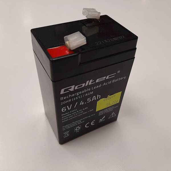 Akumulator do kas EXTRA/JOTA/ECO 6V/4.5Ah