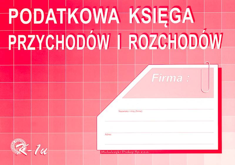 Podatkowa Księga Przych. i Rozch. A4 K1u
