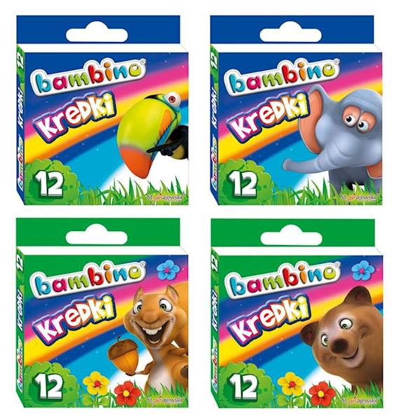 Kredki BAMBINO 12 kol
