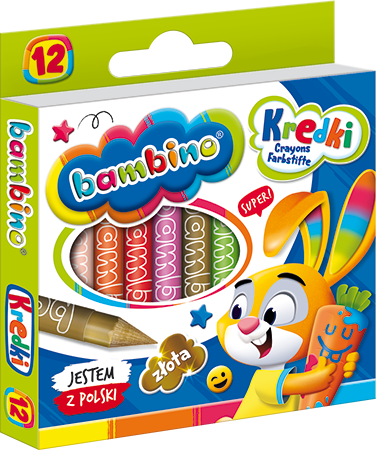 Kredki BAMBINO 12 kol