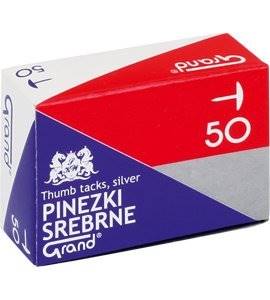 Pinezki srebrne  50szt