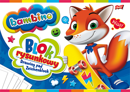 Blok rysunkowy A4 biały  80g/20k UNIPAP
