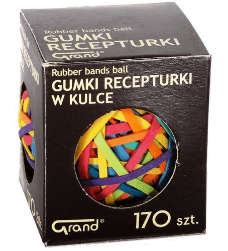 Gumki recepturki 6cm piłka GRAND
