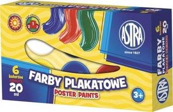 Farby plakatowe   6 kol. ASTRA 20ml
