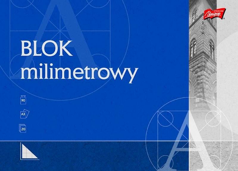 Blok milimetrowy A3
