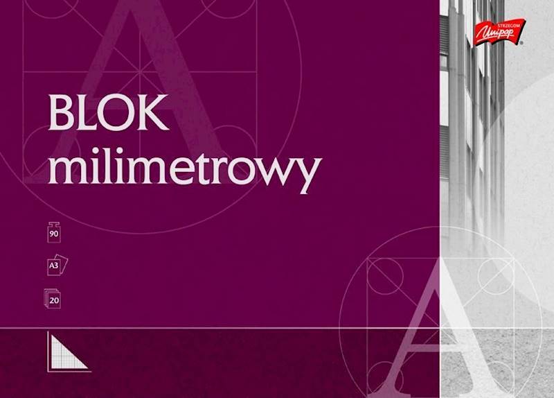 Blok milimetrowy A3