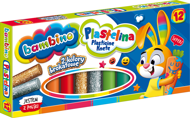 Plastelina 12 kol  BAMBINO