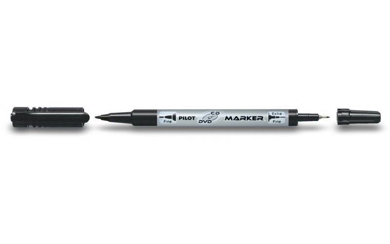 Marker CD/DVD duo czarny PILOT