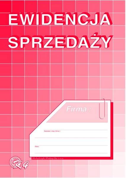 Ewidencja sprzedaży A5 K4