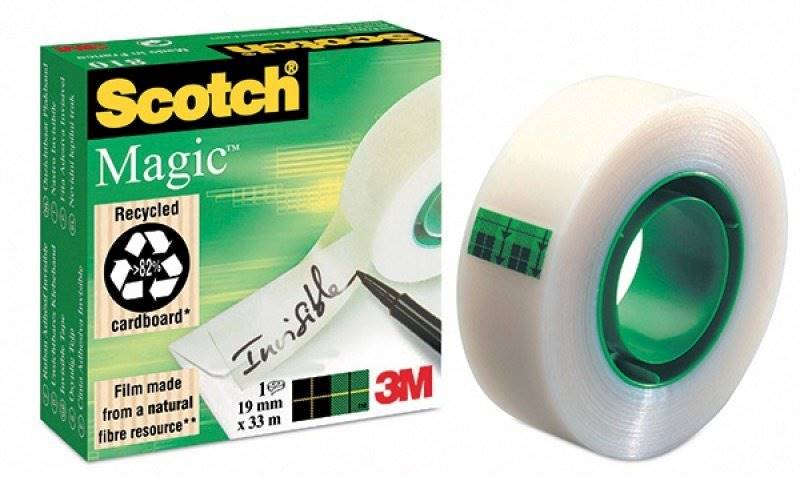 Taśma SCOTCH Magic 810 zielona 19x33