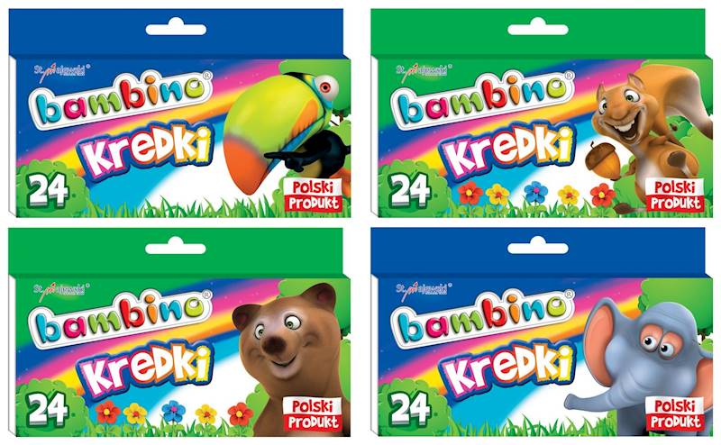 Kredki BAMBINO 24 kol